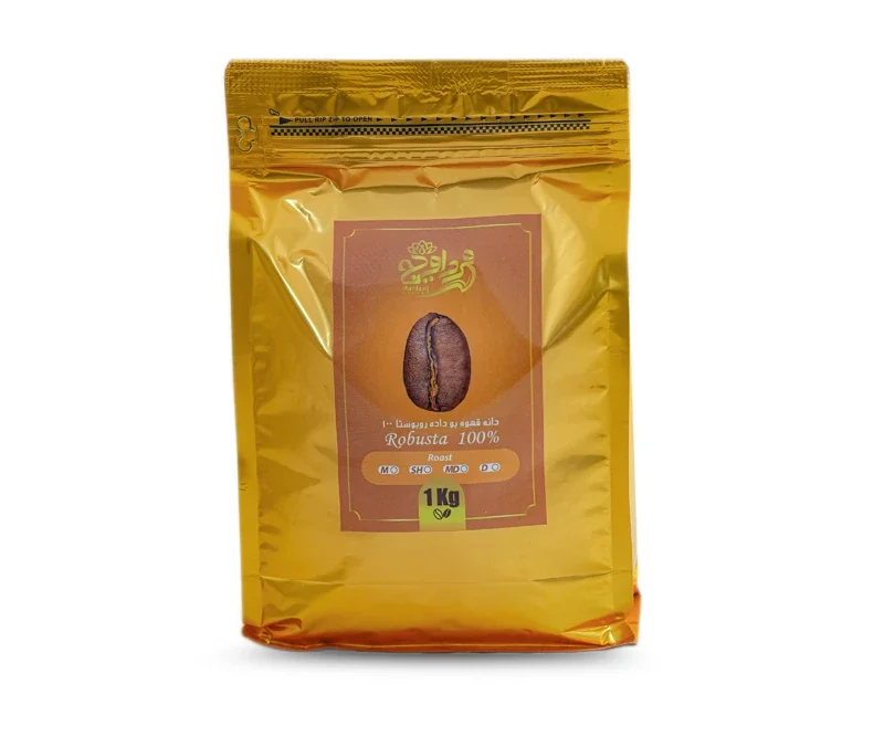 دانه قهوه بوداده ۱۰۰٪ روبوستا مرداویج