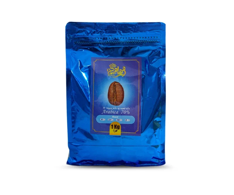 دانه قهوه بوداده ۷۰٪ روبوستا مرداویج