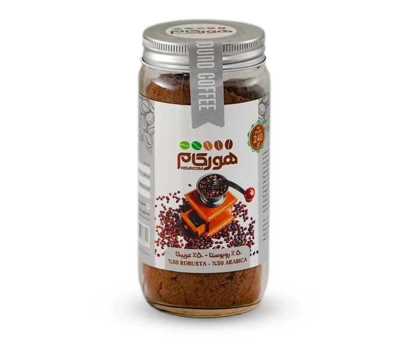 قهوه آسیاب شده 50% روبوستا و 50% عربیکا