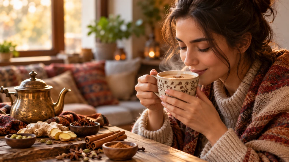 بهترین زمان خورن چای ماسالا